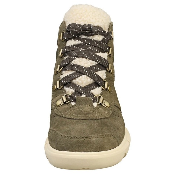 SOREL Explorer Next Carnival Waterproof Stone Green Hiking Boots Women’s US 8.5 - Picture 6 of 9